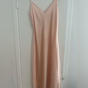 Slip Satin dress aritzia